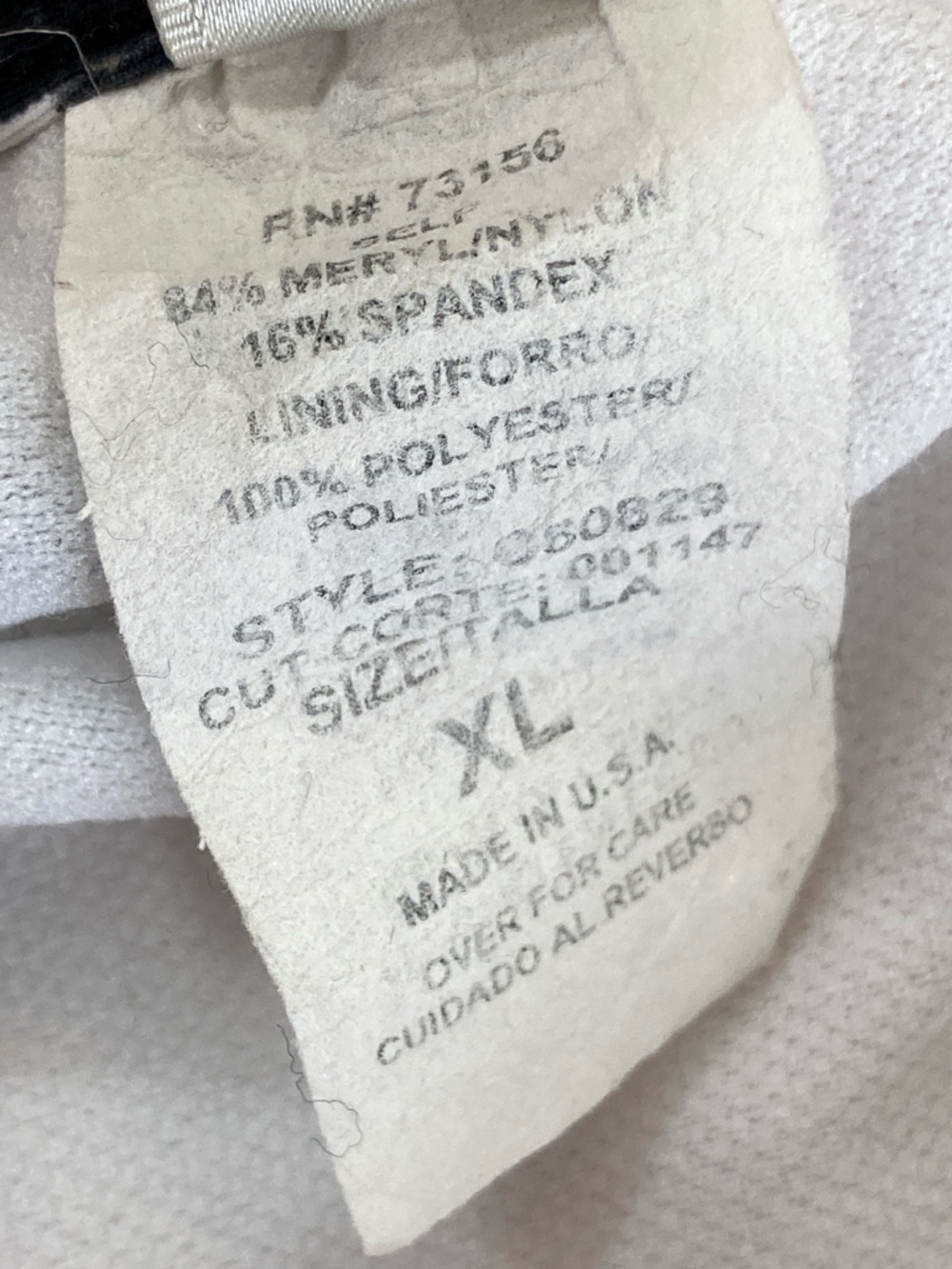Kenneth Cole New York Swim Halter Tie Top with Ikat-Style Print Size XL. - Picture 5 of 7